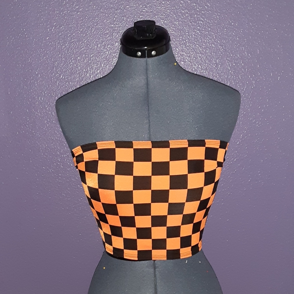 ESR Orange and Black tube top